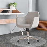 Office Chair Mat For Carpets, 36" Ã— 36" Round