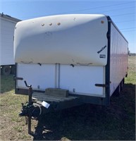 Wells cargo 21 ft Snowmobile trailer no title