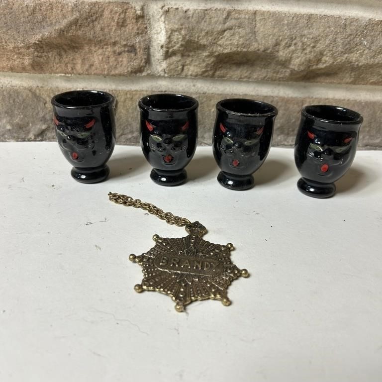 Shot Glasses & Brandy/Scotch Medallion