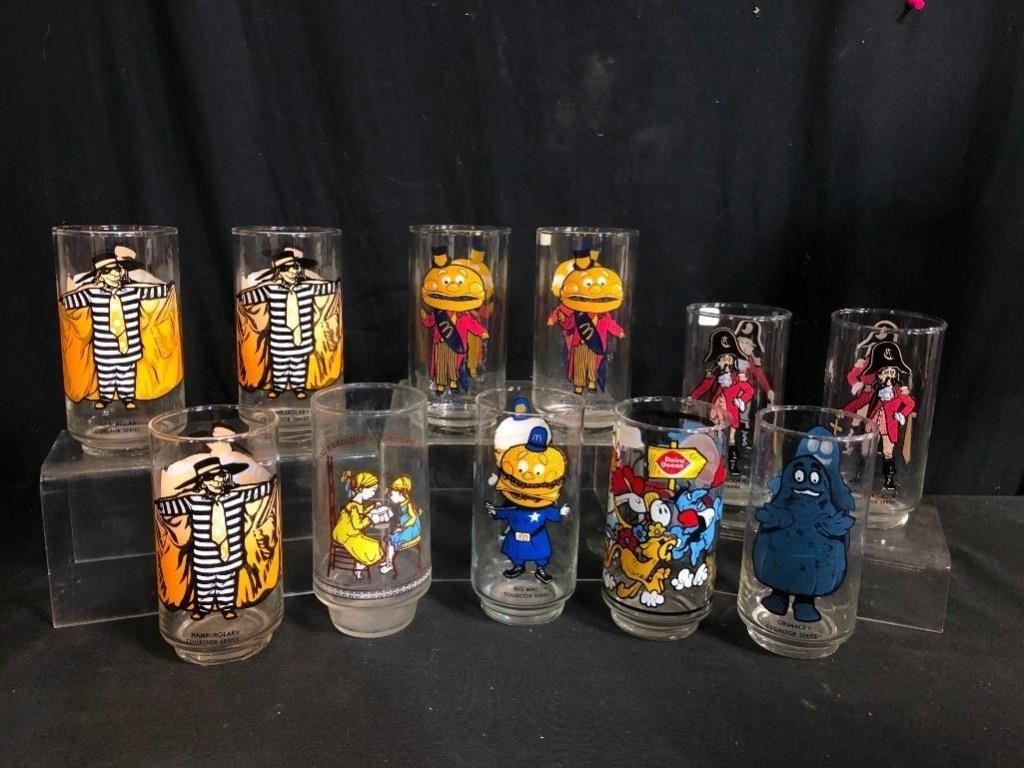 McDonalds Character Glasses