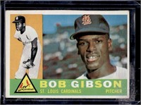 Bob Gibson 1960 Topps #73 in EXTREMELY good