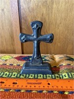 Metal standing cross