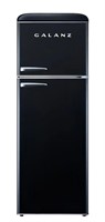 Galanz Retro 12-cu ft Top-Freezer (Vinyl Black)