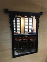 Asian style decorative wall mirror