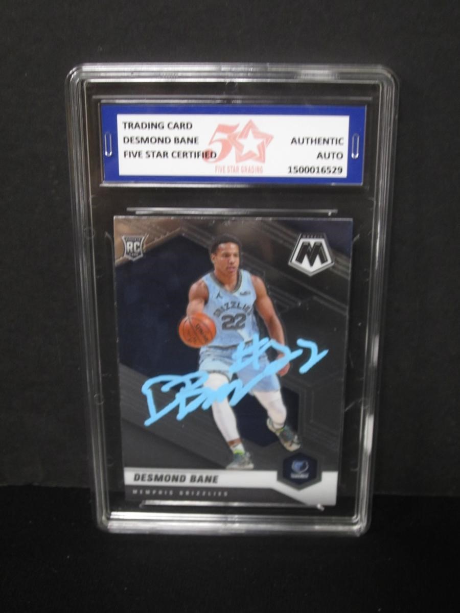 Desmond Bane Signed Trading Card RC Fivestar