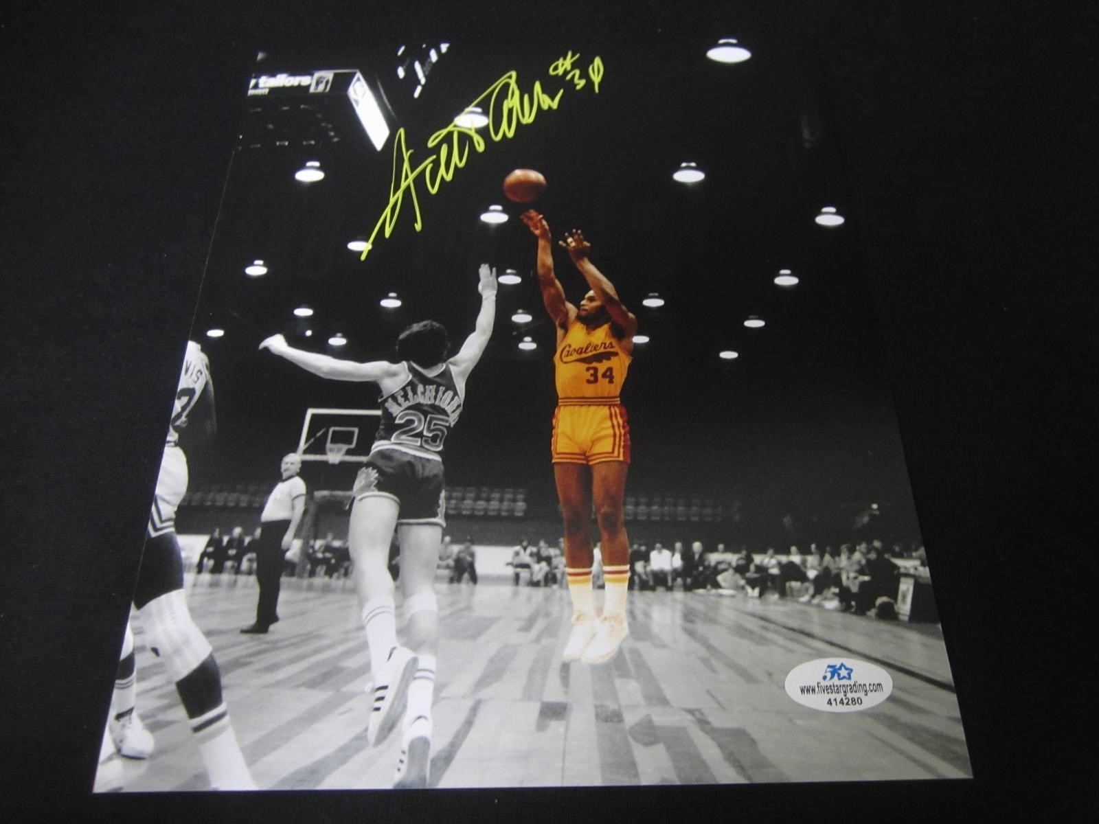 Austin Carr Signed 8x10 Photo FSG Witnessed