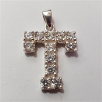 $140 Silver CZ Pendant