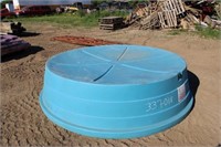 Poly Stock Tank, 7Ft Dia x 24" Deep