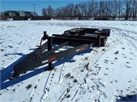 Home Made triple axle pintol hitch trailer, NO TOD