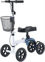 $120  Knee Scooter  All-Terrain  White+Blue