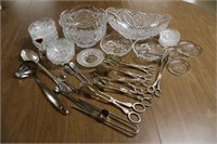 Glass & Silver Plate- A few Stainless