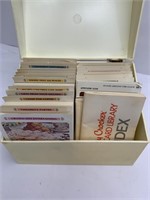 Full box of Betty Crocker recipe cards