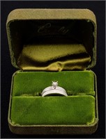 14K Bellcrest Wedding Ring Set