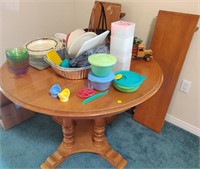 Extension Pedestal Table