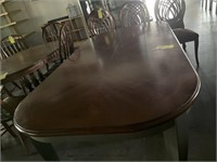 WOOD TABLE WITH LEAF - 78x42