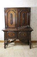Union Furniture Carved Dining Hutch