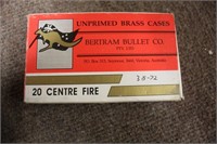 (20) 38-72 Unprimed Brass Cases