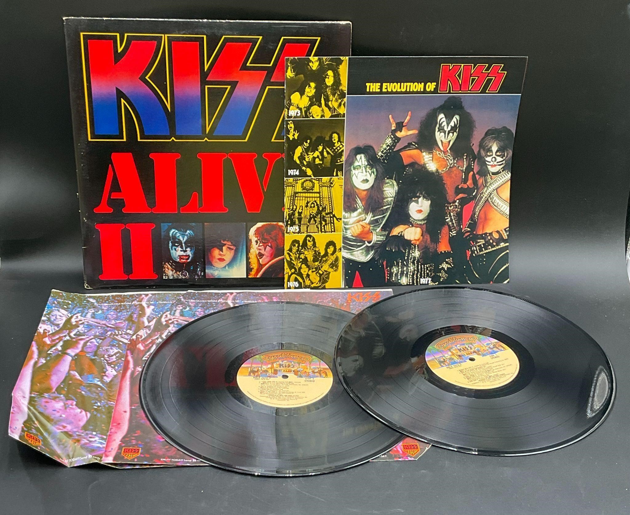 1977 Kiss "Alive 2" Rare Double Misprint 2 LP