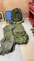 Military Clothing, gun holster , gloves,