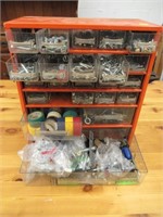 HARDWARE CABINET WITH CONTENTS