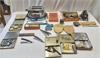 Vintage lot! Including pen, iron, shavers, jack