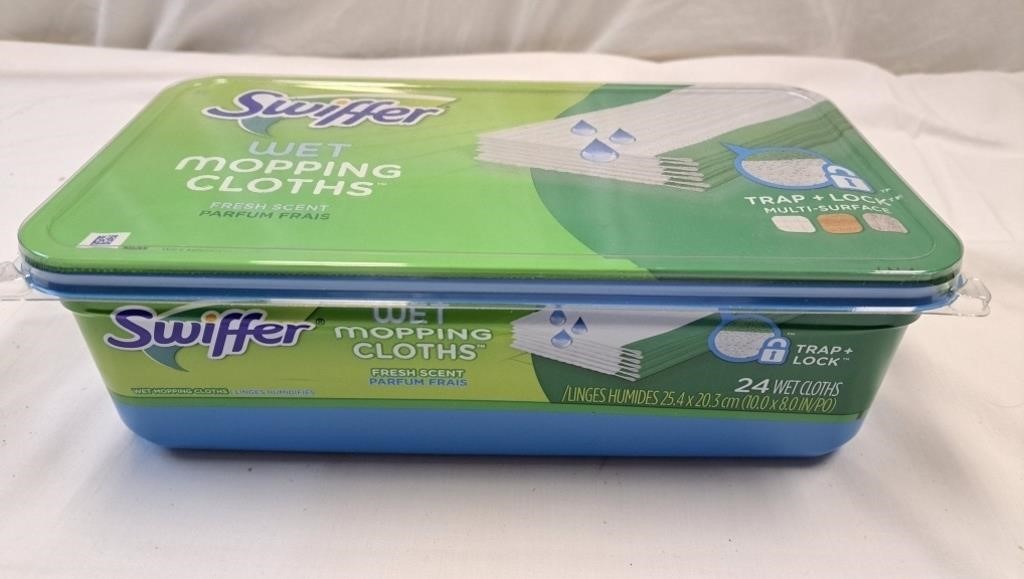 Swiffer wet mopping cloths