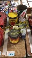 Oil cans, misc cans