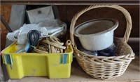 Waved Basket, Toilet Lid, Water Flippers, Metal