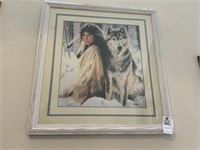 Native American Framed Picture