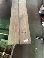 Wooden bench  5 1/2 feet