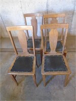 VINTAGE CHAIRS QTY (4)