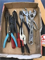 9 assorted wrenches - one Klein