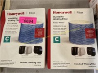 2 Honeywell humidifier wicking "C" filters