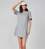 SHEIN BASICS Short-sleeve T-shirt dress-L