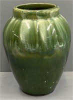 Green Glazed Art Pottery Vase attb Brush McCoy