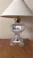 Oil lamp converted to electric