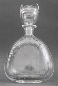 Sven Palmqvist for Orrefors Glass Carafe & Stopper