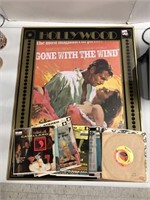 Decca, Coral 45’s, Gone With the Wind Poster
