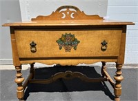 ANTIQUE WOOD ENTRY WAY TABLE...SOFA TABLE