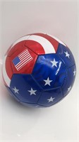 New Red White And Blue Soccer Ball
