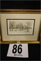 8x10" Matted, Framed & Signed Lancaster Artwork