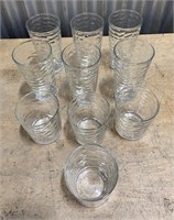 Glaver's Glassware Set of 10 Drinking Glasses