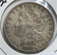 1878 Morgan Silver Dollar 7TF Choice
