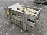 Crate of flagstone