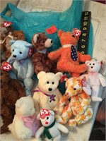 Small and medium Ty beanie babies