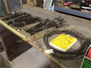 Lot Collectors Barbed Wire with identification