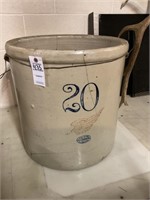 ANTIQUE 20 Gal Red Wing Crock