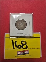 1855 SITTING QUARTER