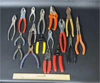 Assorted Pliers, Strippers And Cutters