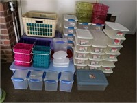 Large Assortment of Storage Containers